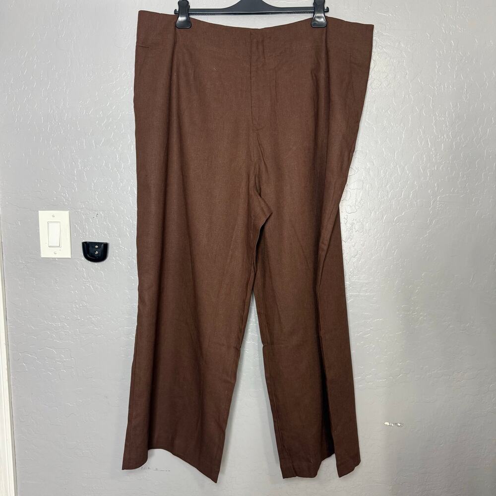 City Chic Pant Vivian, Brown, Plus US 24